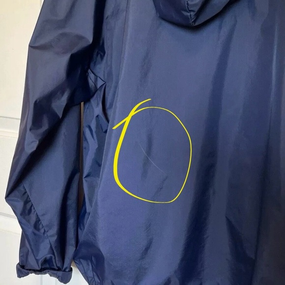 Vintage Abercrombie and Fitch Hooded Jacket Blue Anorak Windbreaker Size XL - Picture 6 of 16